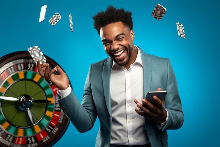 Pertandingan sepak bola live dengan antarmuka taruhan interaktif yang moderen di platform